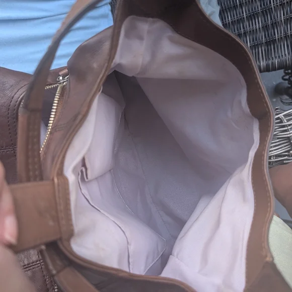 COACH Leather Lynn Soho Purse Hobo Shoulder Bag F 17092 Brown leather - Picture 8 of 16